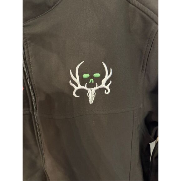 Bone Collector Mens Black Scuba Jacket sz L EUC - Picture 3 of 8